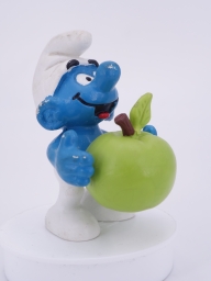 Schtroumpf avec pomme - photo