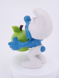 Schtroumpf avec pomme - photo