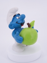 Schtroumpf avec pomme - photo