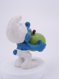 Schtroumpf avec pomme - photo