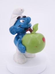 Schtroumpf avec pomme - photo