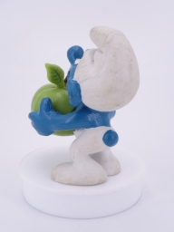 Schtroumpf avec pomme - photo