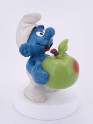 Schtroumpf avec pomme - photo