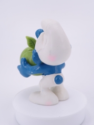 Schtroumpf avec pomme - photo