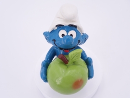 Schtroumpf avec pomme - photo