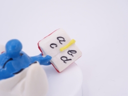 Schtroumpf maitre d\'école avec livre - photo