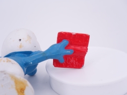 Schtroumpf maitre d\'école avec livre - photo