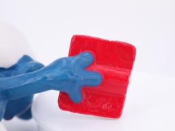 Schtroumpf maitre d\'école avec livre - photo