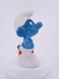 Schtroumpf à lunettes avec livre - photo