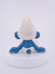 Schtroumpf assis (grand) - photo