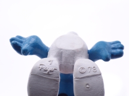 Schtroumpf assis (grand) - photo