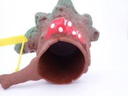 Schtroumpf sur balançoire - Pot à crayons - photo