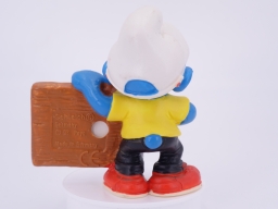 Schtroumpf avec tableau pour écrire - photo