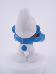 Schtroumpf avec hamburger - photo