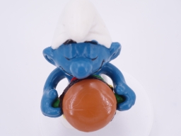 Schtroumpf avec hamburger - photo