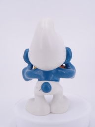 Schtroumpf avec hamburger - photo