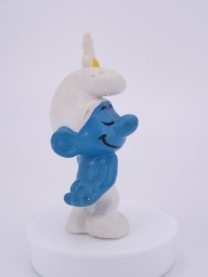 Schtroumpf courtisant avec fleur (rendez-vous) - photo