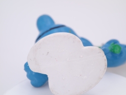 Schtroumpf courtisant avec fleur (rendez-vous) - photo