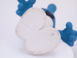 Schtroumpf montrant du doigt - photo