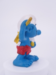 Schtroumpf qui se lave (sauna) - photo