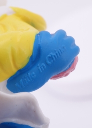 Schtroumpfette qui se maquille - photo