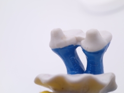 Schtroumpfette qui se maquille - photo