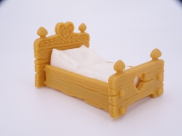 Chambre de la Schtroumpfette - Lit - photo