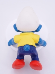 Schtroumpf avec ordinateur portable - photo