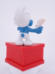 Schtroumpf joueur de cartes - photo