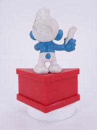 Schtroumpf joueur de cartes - photo