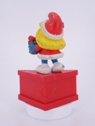 Schtroumpfette de Noël avec cadeau - photo