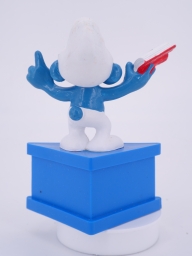 Schtroumpf maitre d'école avec livre - photo