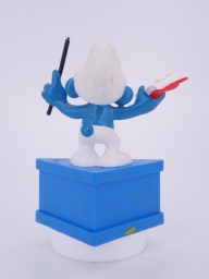 Schtroumpf maitre d\'école avec livre - photo