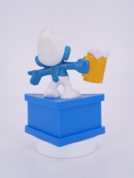 Schtroumpf avec bière - photo