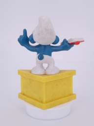 Schtroumpf maitre d\'école avec livre - photo