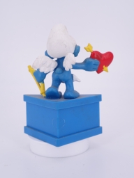 Schtroumpf ange/cupidon avec arc - photo