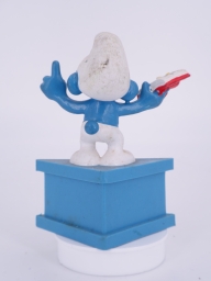 Schtroumpf maitre d'école avec livre - photo