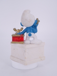 Schtroumpf au téléphone (gros support) - photo