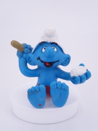 Schtroumpf qui se lave (bain) - photo