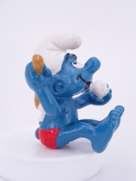 Schtroumpf qui se lave (bain) - photo