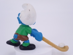 Schtroumpf joueur de hockey sur gazon - photo