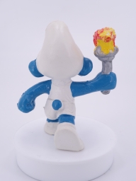 Schtroumpf olympique porteur de torche (grand) - photo