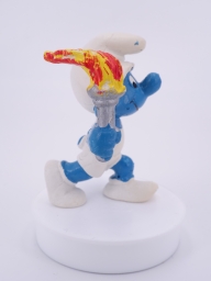 Schtroumpf olympique porteur de torche (grand) - photo