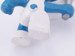 Schtroumpf olympique porteur de torche (grand) - photo