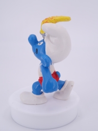 Schtroumpf olympique porteur de torche (grand) - photo