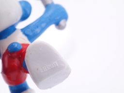 Schtroumpf olympique porteur de torche (grand) - photo