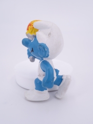 Schtroumpf olympique porteur de torche (petit) - photo