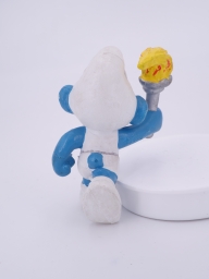 Schtroumpf olympique porteur de torche (petit) - photo