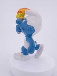 Schtroumpf olympique porteur de torche (petit) - photo