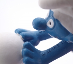 Schtroumpf joueur de volleyball - photo